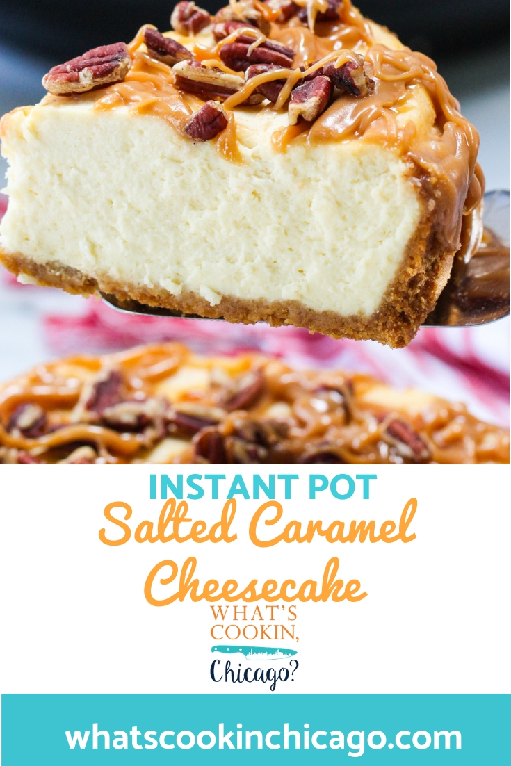 Instant pot salted caramel cheesecake hotsell